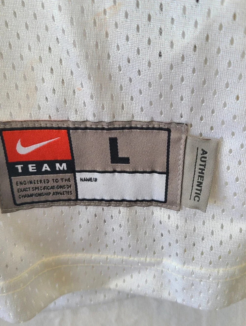 Nike  Texans L Mens Jersey Shirt White  IVEY #13  Short Sleeve ..100% Polyester